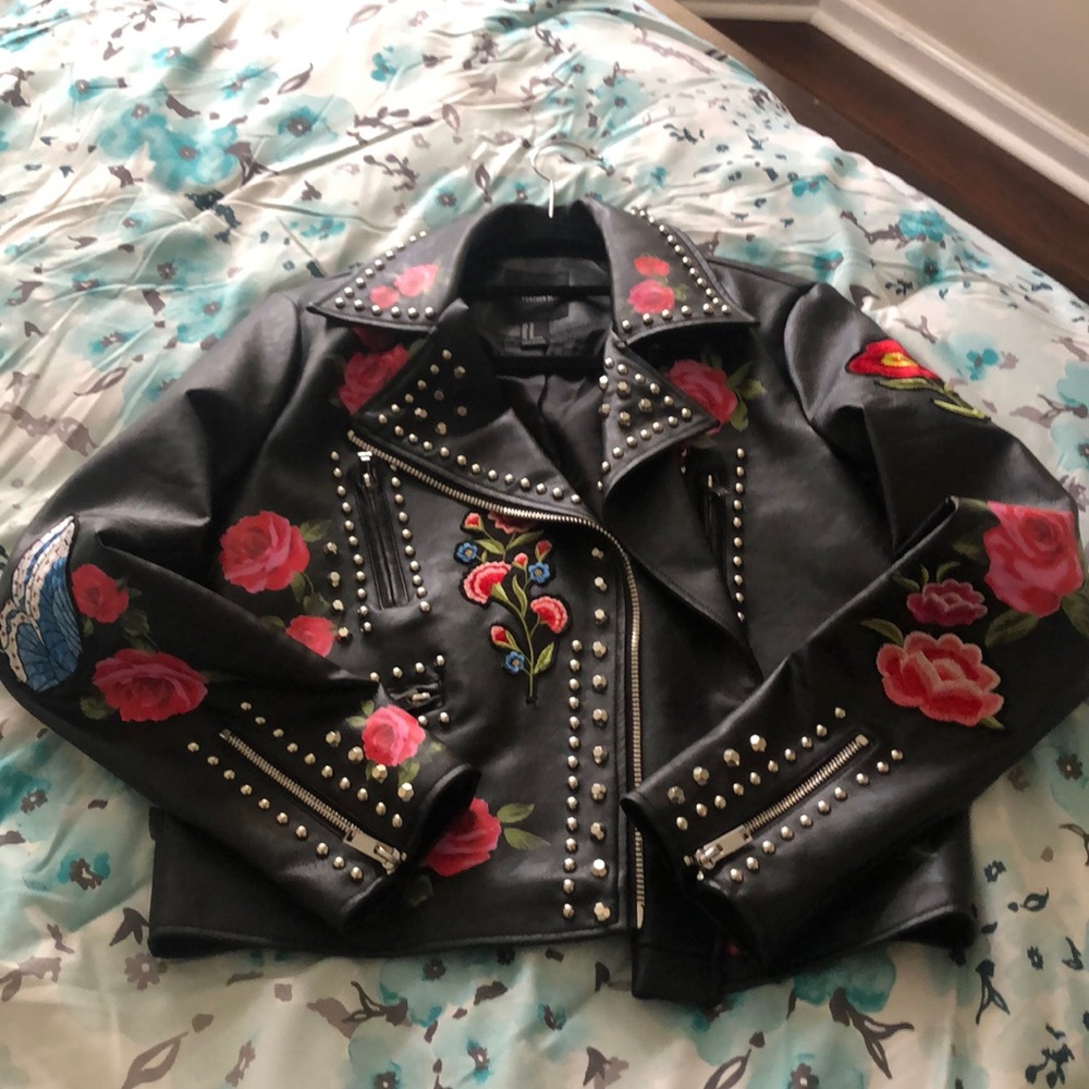 Embellish to forever 21 jacket leather jacket